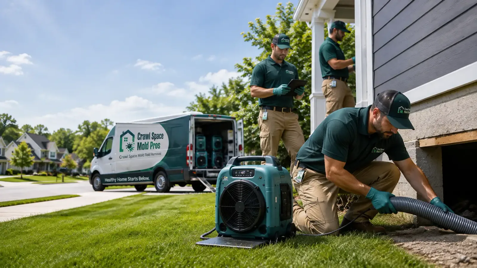 Crawl Space Mold Removal in De Soto, WI